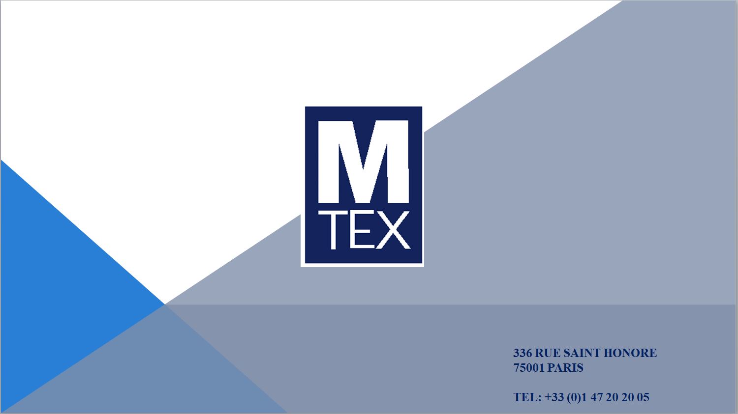 M-Tex France Diffusion. Depuis 25 ans, nous créons et fabriquons des produits pour nos clients.